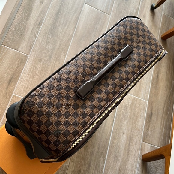 *SOLD* Louis Vuitton Pegase 55 Carry On Suitcase Brown Damier Ébène - Picture 4 of 17